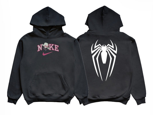 Gwen embroider hoodie with back design